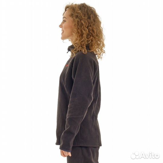 Кофта женская флисовая dragonfly level Black-Red