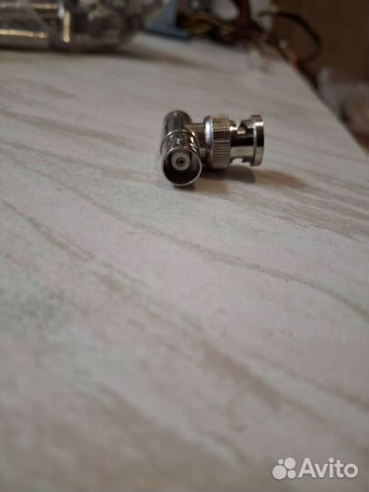 Переходник, BNC штекер - BNC 2 гнезда (BNC-T)