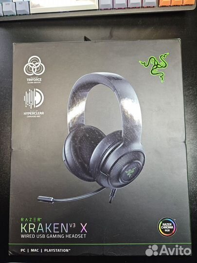 Игровые наушники razer Kraken v3 x