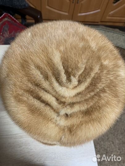 Шапка зимняя норковая женская