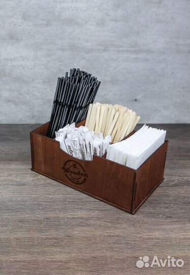 Органайзер салфетница для кофейни барный