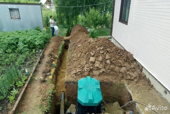 Канализация на дачу, септик, станция, дренаж