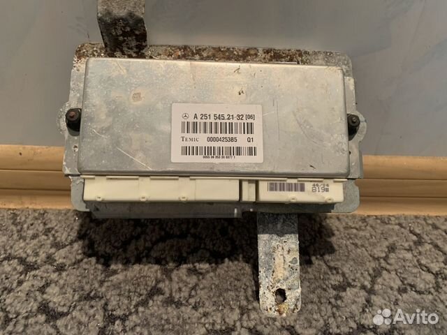 Блок управления пневмоподвески Мерседес ML-GL 164