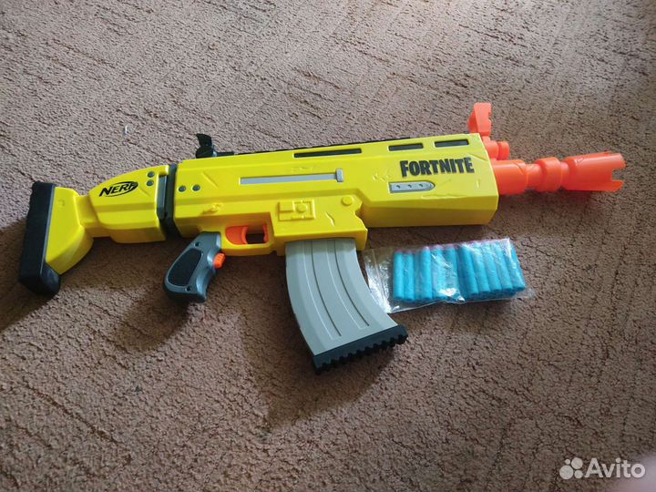 Бластер nerf fortnite