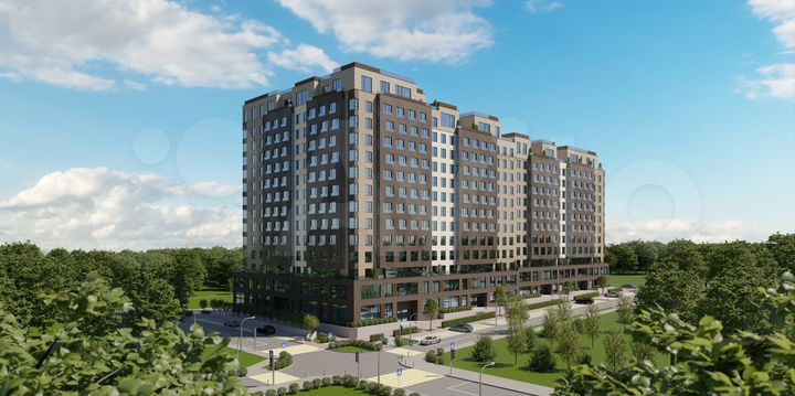 2-к. квартира, 70 м², 10/14 эт.