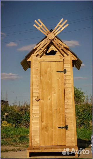 Дачный туалет с кошкой FKF