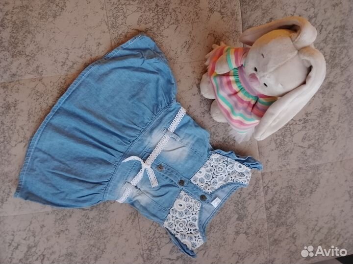Вещи пакетом на девочку 1-2 годика 92 размер