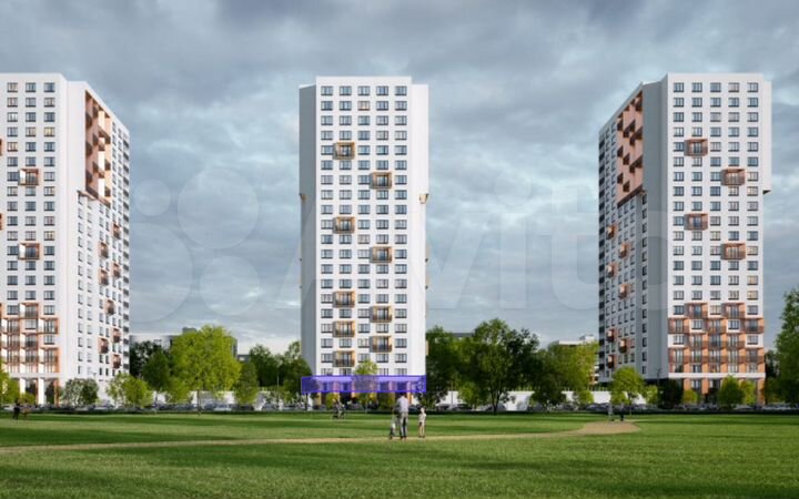 2-к. квартира, 61 м², 14/22 эт.