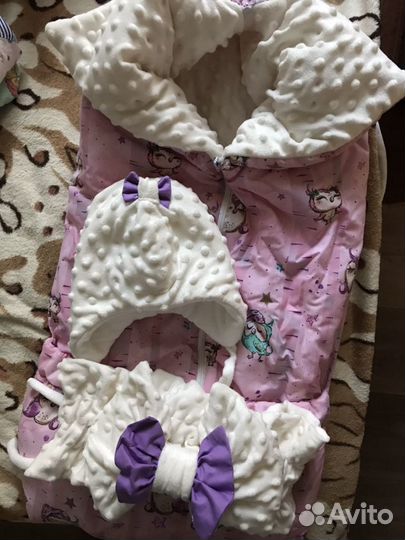 Конверт-трансформер на выписку демисезонный