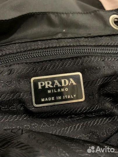 Оригинальный винтажный рюкзак Prada