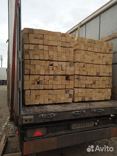 Брус обрезной строганый