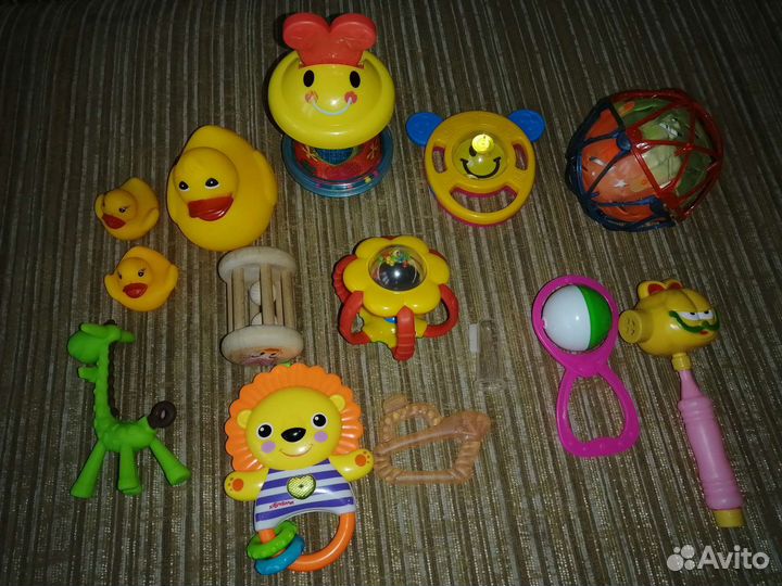 Погремушки, грызунки пакетом