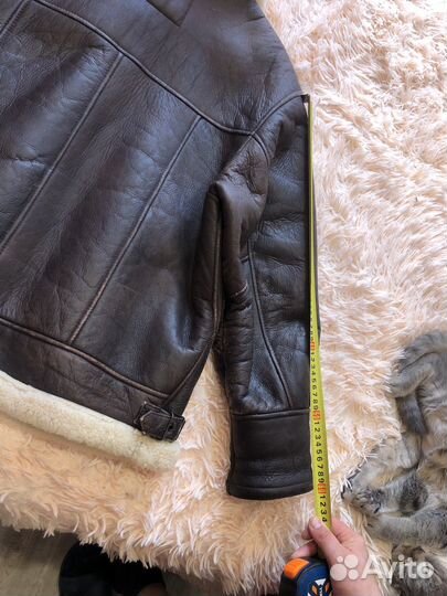 Дубленка натуральная мужская, зимний пилот