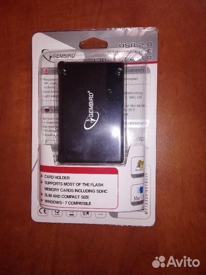 Картридер. Hub, CF, M2, XD, SmartMedia