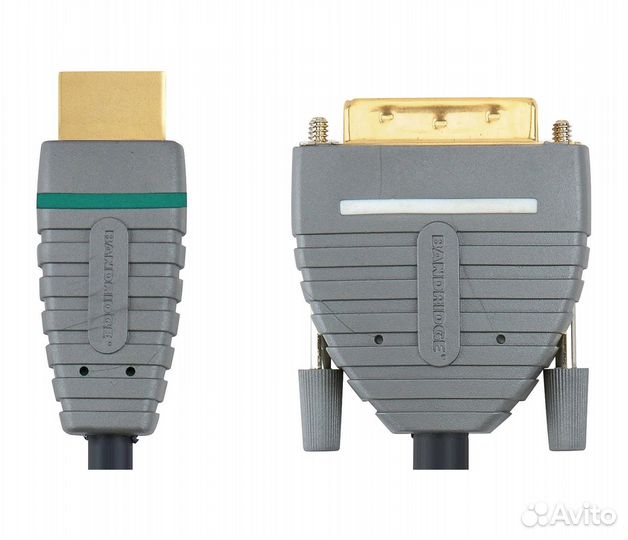 Кабель hdmi 19M DVI-D 25M 2.0 m Bandridge BVL1102