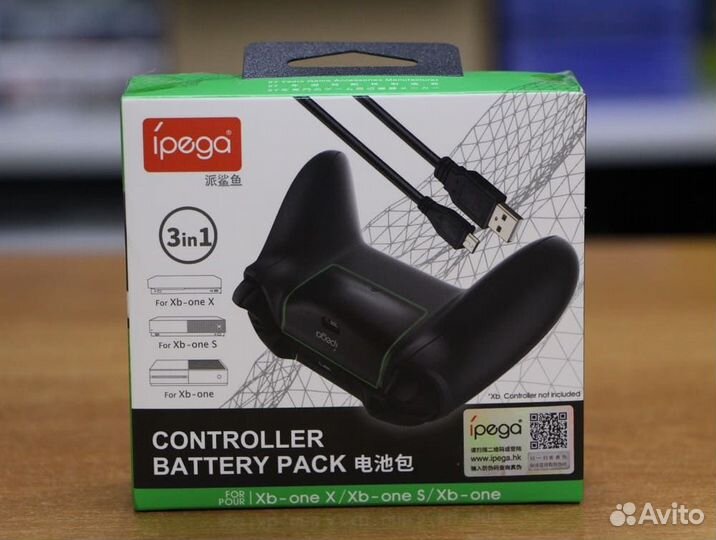 Аккумулятор+кабель к геймпаду Xbox One iPega XB001