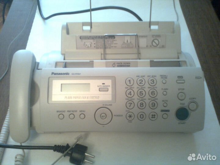 Факс / телефон Panasonic KX-FP207RU