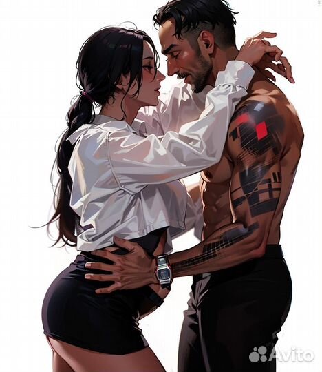 Рисунок по фото в стиле аниме / аватарки на заказ