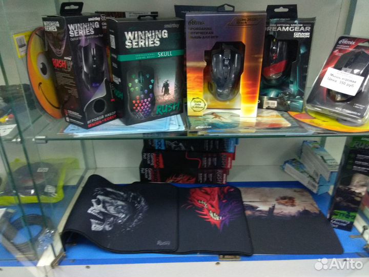 Мыши, клавиатуры, коврики