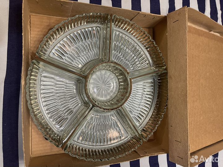 Менажница стекло СССР