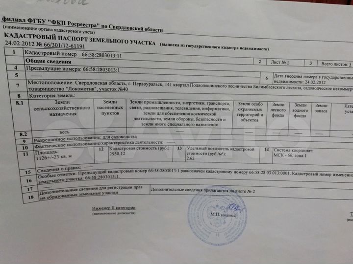 Участок 11 сот. (СНТ, ДНП)