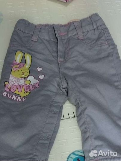 Куртка и штаны на флисе, 3-6 мес