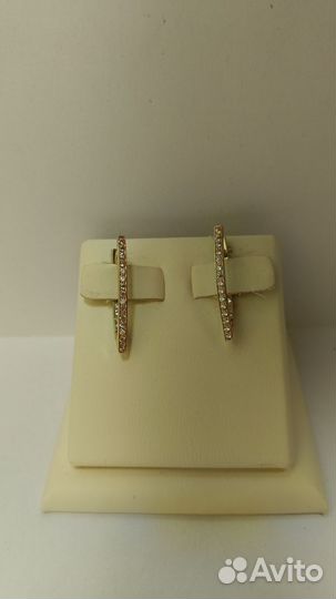 Золотые серьги