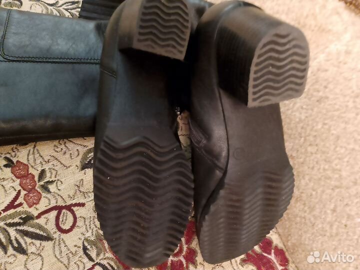 Зимние женские сапоги 38 натуральная кожа