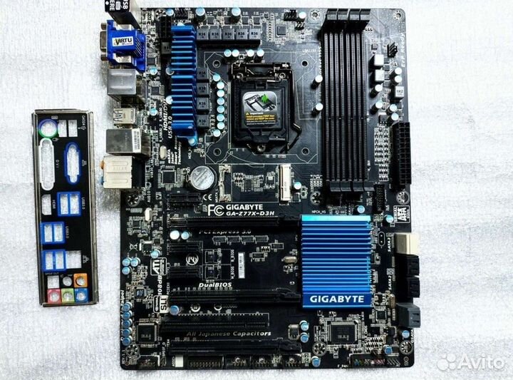Материнская плата Gigabite GA-Z77X-D3H LGA1155