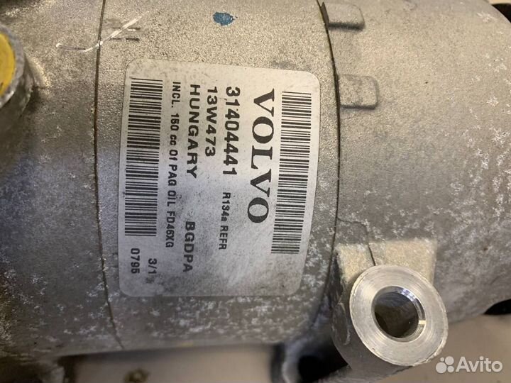 Компрессор кондиционера Вольво S60 2012 FS B4164T