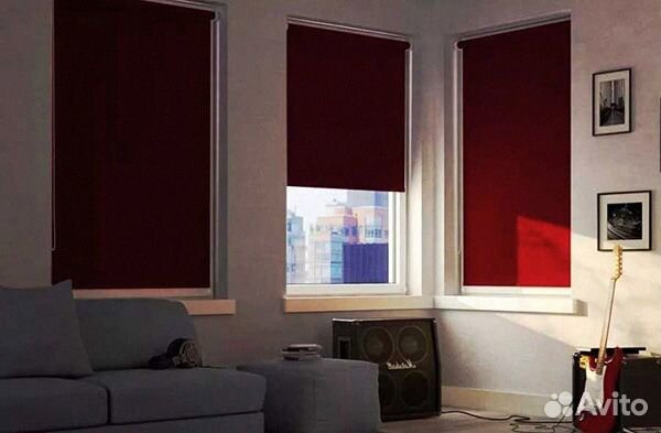 Жалюзи, шторы рулонные