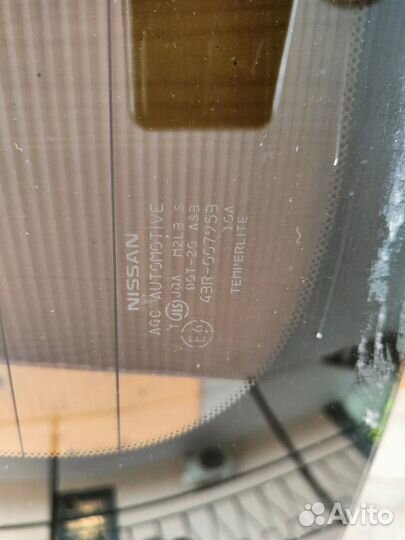 Стекло заднее на nissan X-trail NT30 43R007953