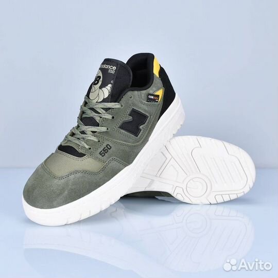 Кроссовки New Balance 550 натуральная замша