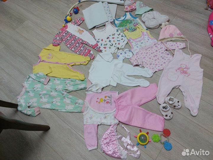 Вещи детские для малышки пакетом