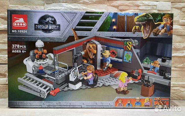 Конструктор Охота на Рапторов Парк Юрского Периода