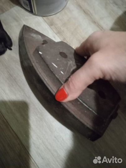 Сменная подошва старинного утюга