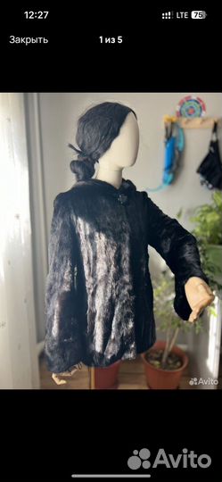 Шуба норковая 46 48 бу