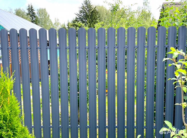 Забор из профнастила-бесплатный замер