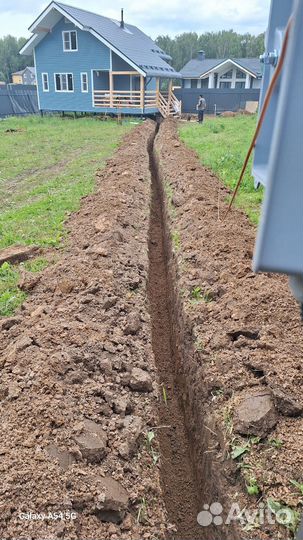 Копка траншей в ручную