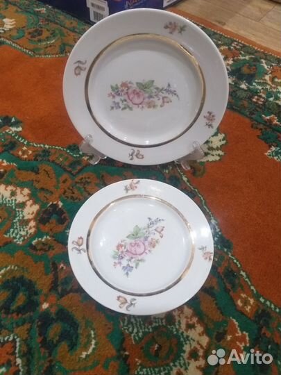 Тарелки мейсенский букет