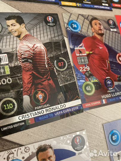 Карточки uefa euro 2016