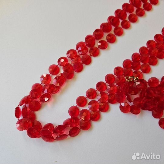 Бусы Винтаж Ожерелье Длинное 1960е