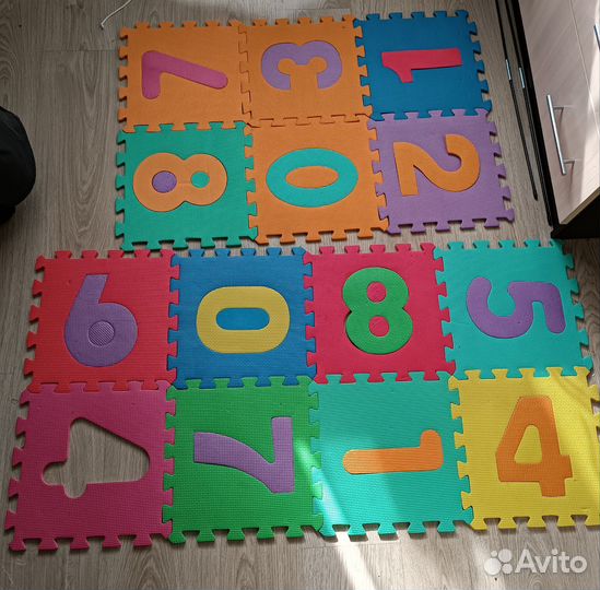 Детский коврик пазл