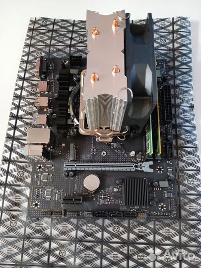 Комплект Intel core i3 12100f, 16 gb озу, кулер