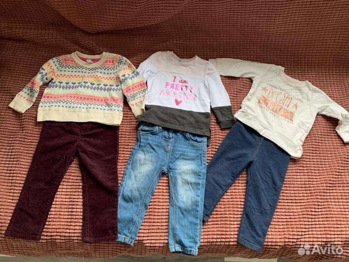 Вещи на девочку пакетом 80-86
