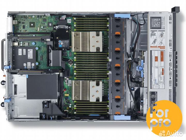 Сервер dell R730 16SFF 2xE5-2667v4 128GB, H730