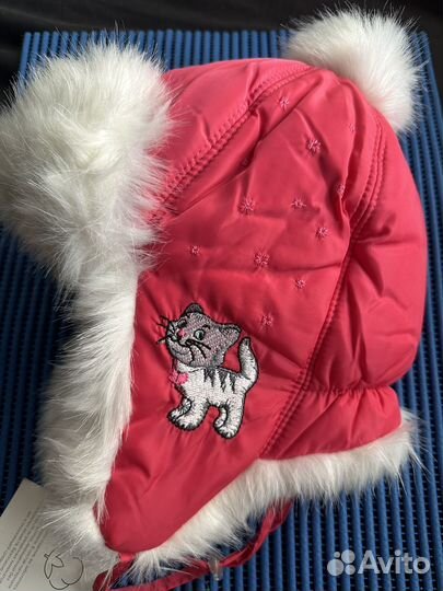 Новая Шапка зимняя теплая для девочки