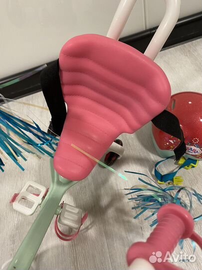 Велосипед и шлем baby born