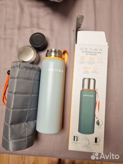 Термос в чехле
