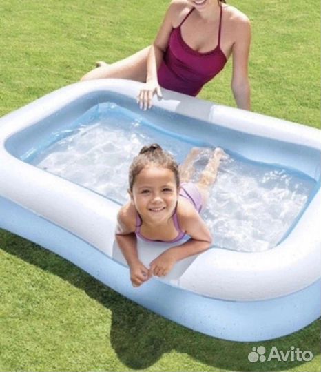 Детский надувной бассейн intex новый